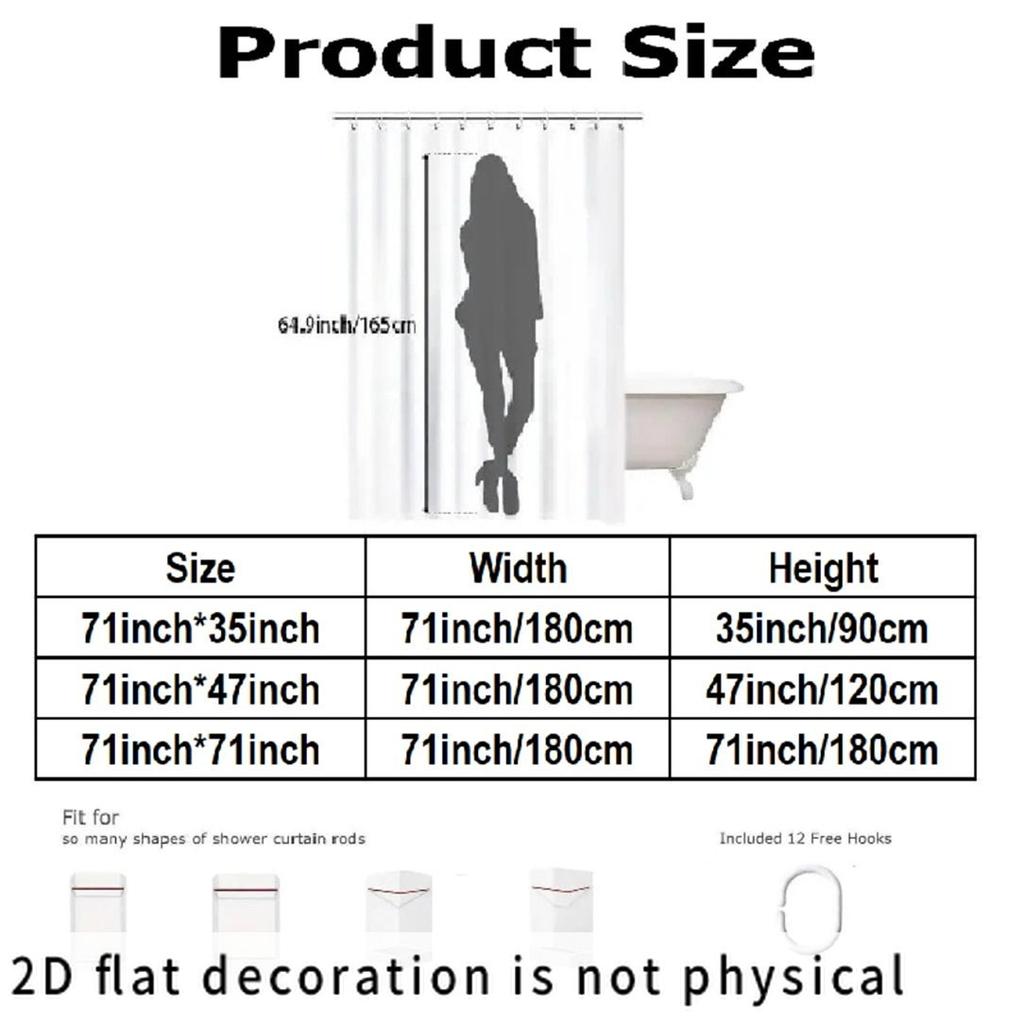 Premium Ocean View Shower Curtain Polyester Waterproof Beach Bathroom Decor Curtain Seascape Privacy Liner Modern Coastal Shower