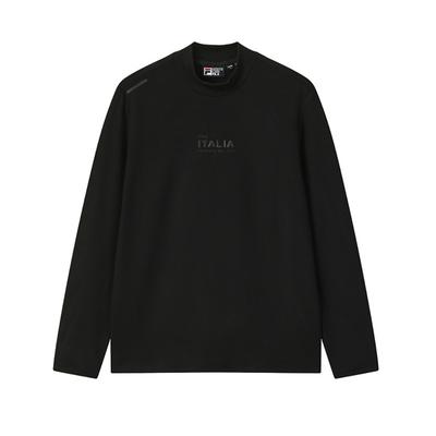 T-shirt Long à Manches Longues Tricoté Blanc Minimaliste Mode Décontracté Polyvalent Qualité Hommes Hauts Noir F11M543214FBK