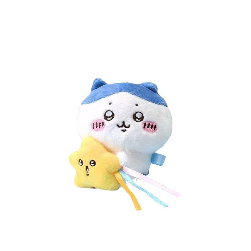 Hachiware Self Deprecating Bear Plush Keychain Cute Little Feet Hanging Doll Kawaii Stuffed Animal Bag Charm Gift