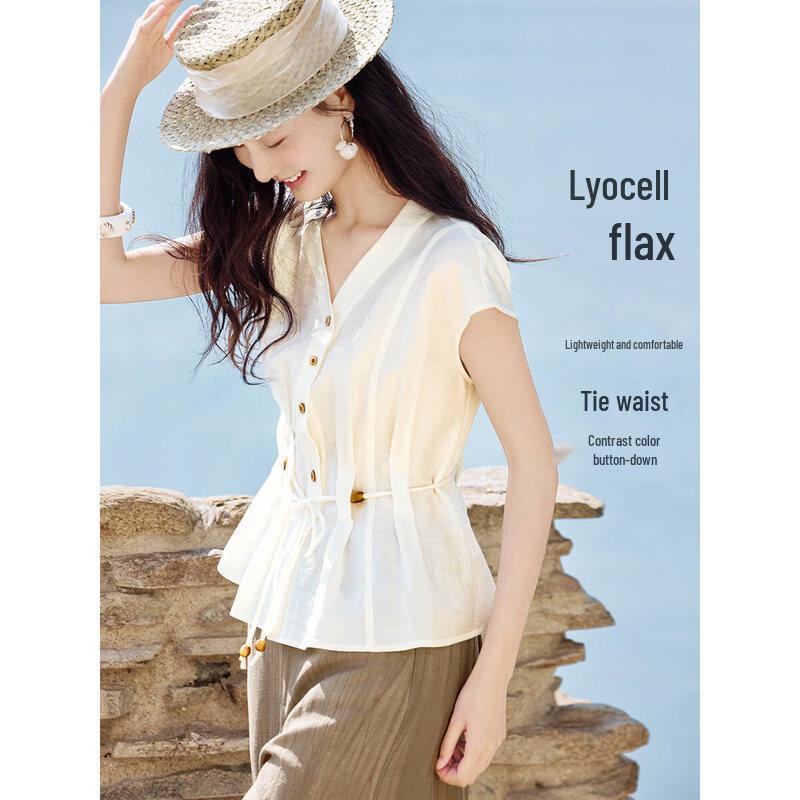 XWI Women s Lyocell V-Neck Commuter Shirt XL