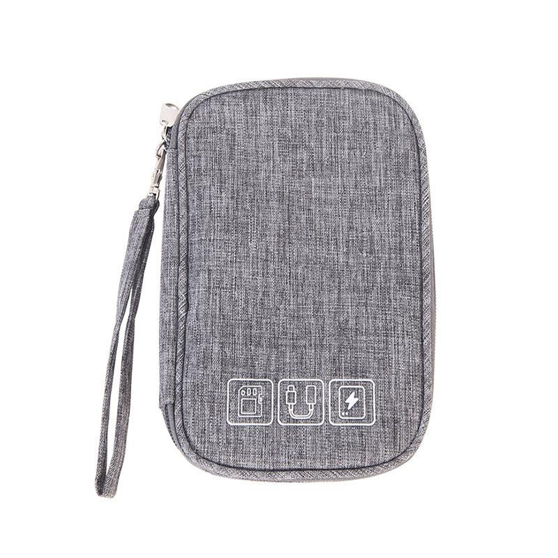 Portable Cable Organizer Bag Travel Cable Bag Gadget Organizer Bag Power Bank Pouch Bag USB Cable Storage Bag For Charger Wire
