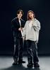 APOSTROPHE COMMA Basic Leather Patch Wide Leather Pants (Black)