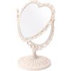 Vintage Rotation Table Mirror, Freestanding Tabletop Makeup Mirror, 360° Double Sided Vanity Tabletop Makeup Mirror for Girl Women Bathroom Bedroom