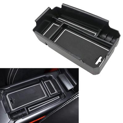 Pour Volvo XC40 2024 Accoudoir central de voiture Boîte de rangement Organisateur Console centrale Flocage/ABS Organisateur Conteneurs Support