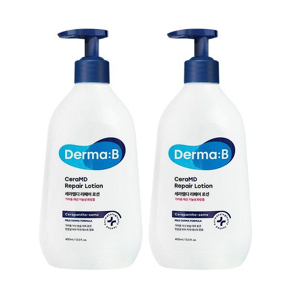 

Derma B_CeraMD Repair Lotion 400ml+400ml Hypoallergenic, Highly Moisturizing Derma Lotion