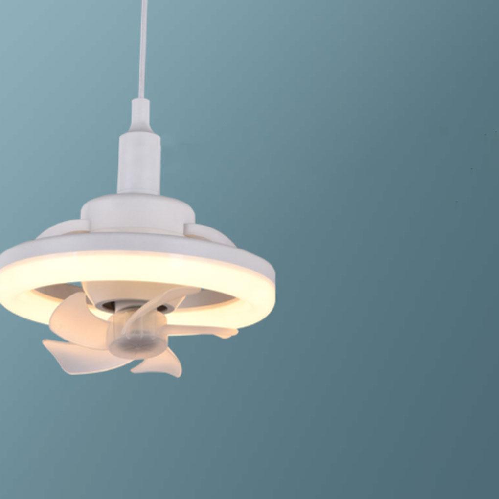 Elektrischer Ventilator LED Einstellbare Lichthelligkeit Für Zuhause Leiser Friedlicher Ventilator Fernbedienung Kühlung Elektro Als