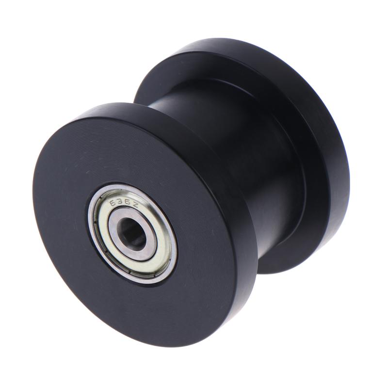 Double Bearing H Groove Flat Bottom Groove Wheel Width 25 Nylon Roller Guide Wheel Moving Pulley H6/H8/H10*50*40