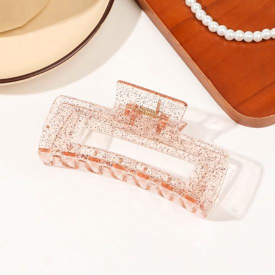 Women Hair Claw Anti-slip Teeth Strong Grip Shark Hair Clip Large Size Back Head Hair Clamp Hair Accessories