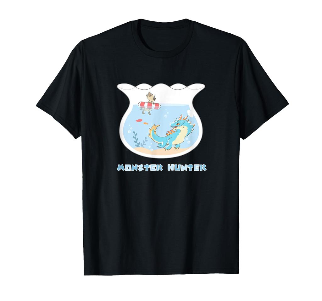 Monster Hunter Lagiacrus and Airou FP T-shirt