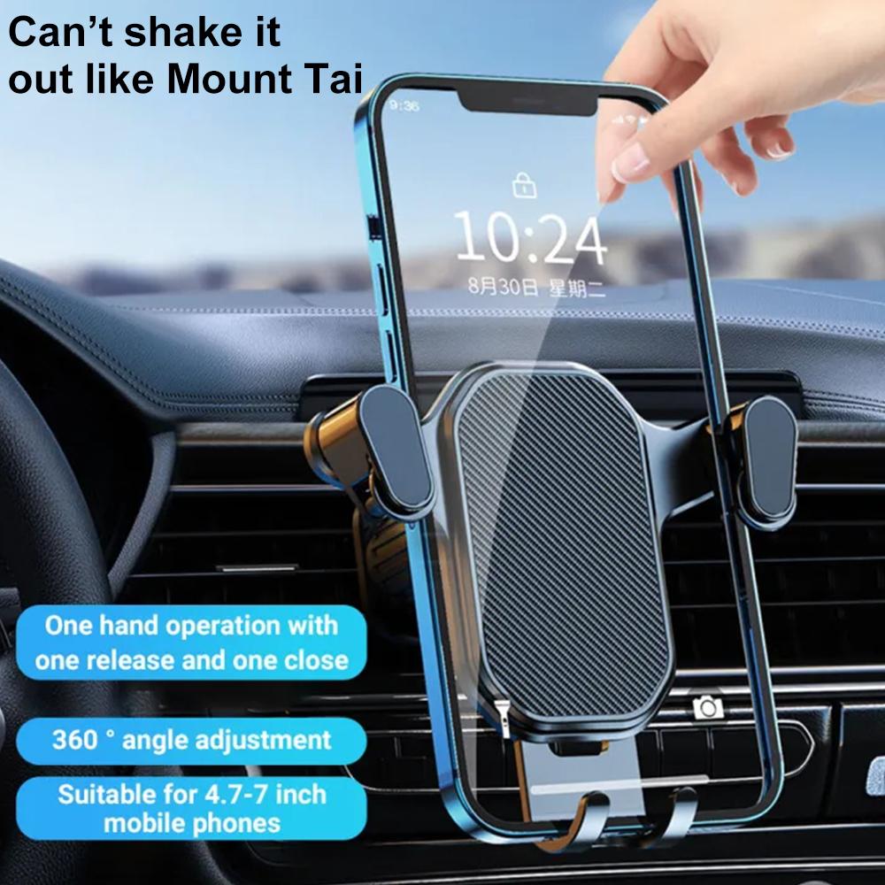 Držák do mřížky ventilace auta Háček Gravitační držák telefonu do auta Držák smartphonu GPS Mobilní držák Podpora Pro iPhone Xiaomi OPPO ViVo