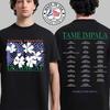 Tame Impala Djo Deadbeat Tour 2026 Grafica Floreale Nera T-shirt Unisex S-5XL