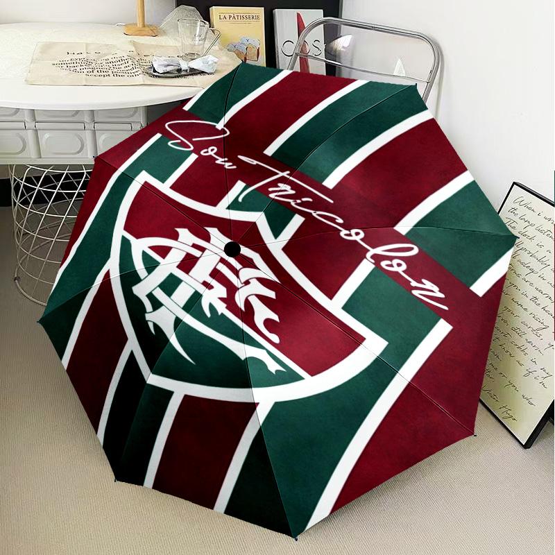 1PC Champions Celebration Printed Umbrella Folding umbrella, automatic umbrella 8-Frame for Travel, camping Fan gifts Christmas Gifts