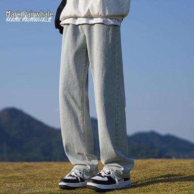 Mark Fairwhale Losse Straight-Leg Jeans voor Mannen