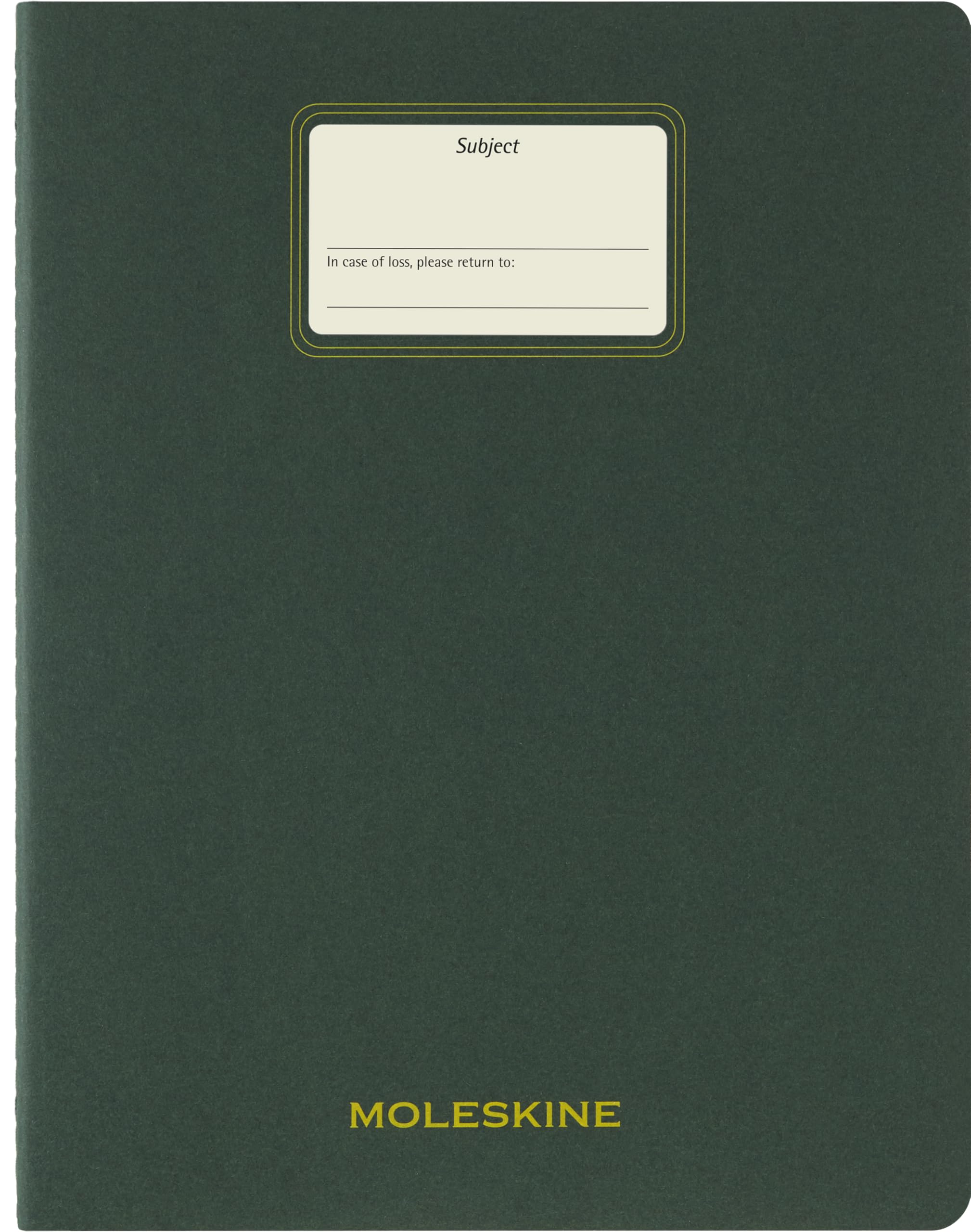 

Блокнот Moleskine Student Cahier Notebook Размер XXL x Линованный Миртово-зеленый CHSTU71K15 (21.6см 27.9см)