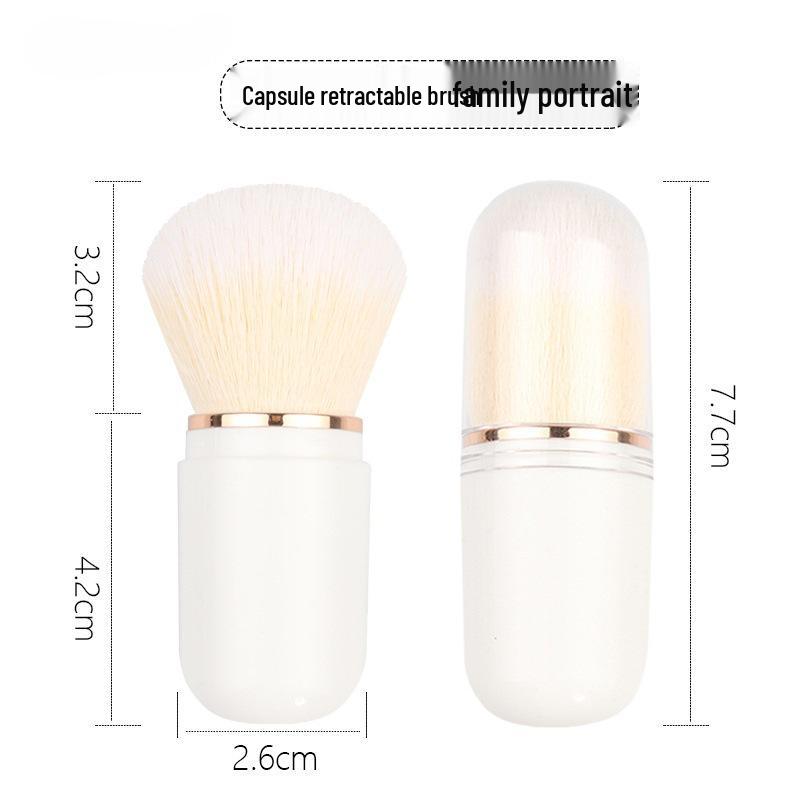 Telescopic Portable Capsule Makeup Brush - Blush Brush & Beauty Tool