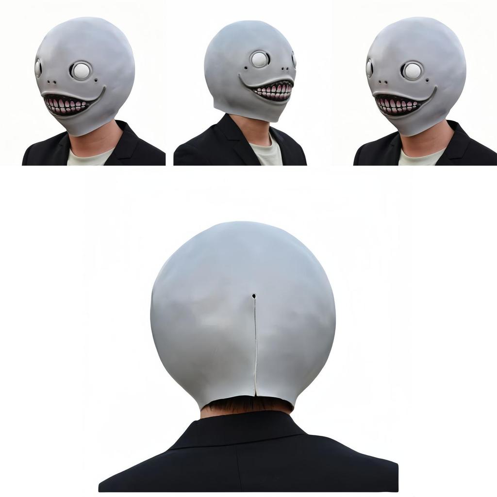 Nier Automata Emil Latex Mask Cosplay Headgear For Costume Events
