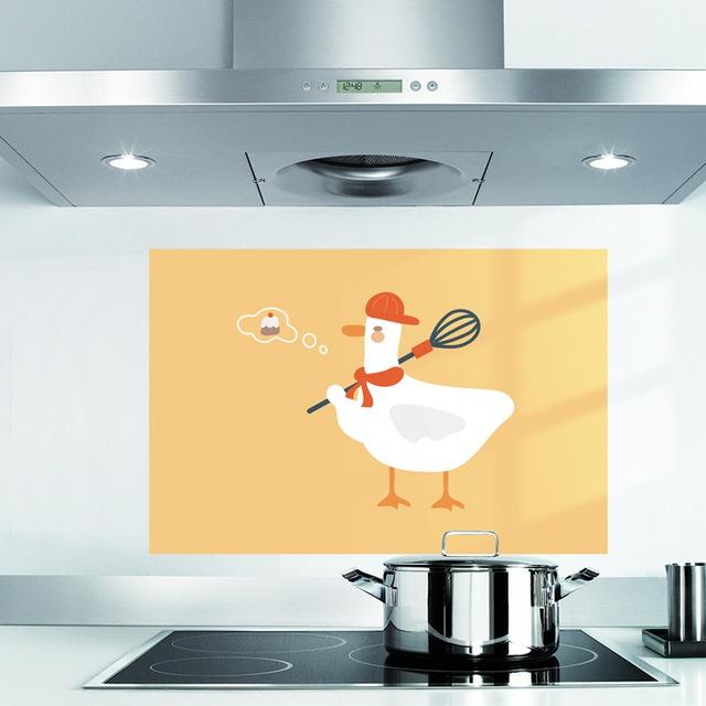 

One Piece Stickers for Kitchen Splashback Wall Stickers Cute Cartoon Kitchen Stickers Wall Decor Stickers for Tile Wall Sticker 75x45cm