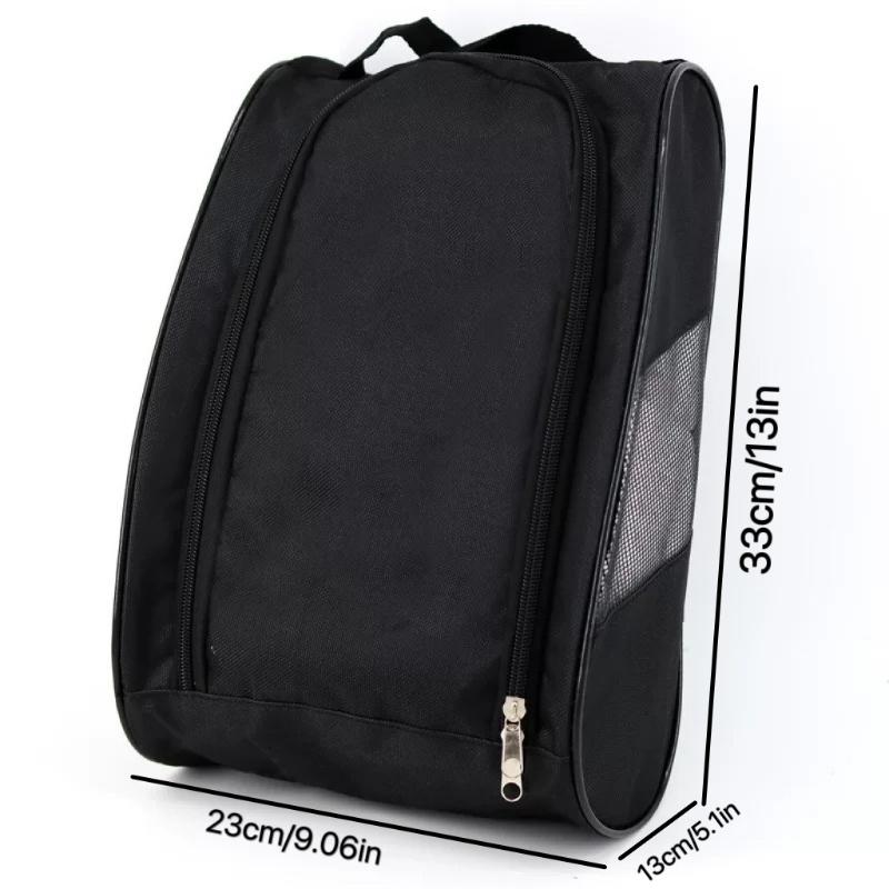 1pc Portable Golf Shoe Bag Oxford Cloth Breathable Lightweight Dustproof Golf Handbag For Football Tennis Sports Shoes