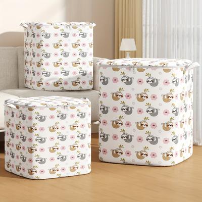 Large Clothes Storage Bag, Foldable Travel Storage Bags with Handle, Waterproof Organizer for Clothes, Quilts, Bedding