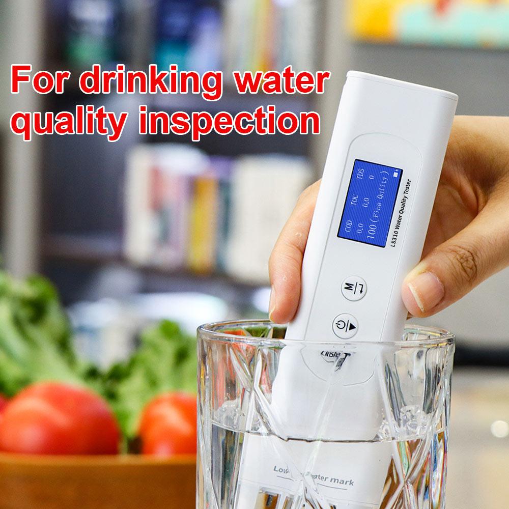 Drinking Water Quality Tester Tds Meter Portable COD TOC EC Tester High Precision Quality Rugged for Drinking Water LS310