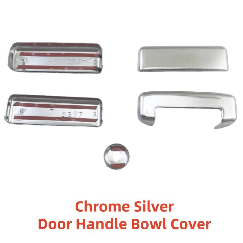 2009 2010 2012 2013 For Ford Transit Classic 5pcs High Quality ABS Chrome Car Accessory Door Handle Bowl Covers Trim Paste Style