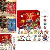 Decorazione Natalizia in Resina di Super Mario con Espositore a 24 Scomparti per Casa, Giardino, Eventi