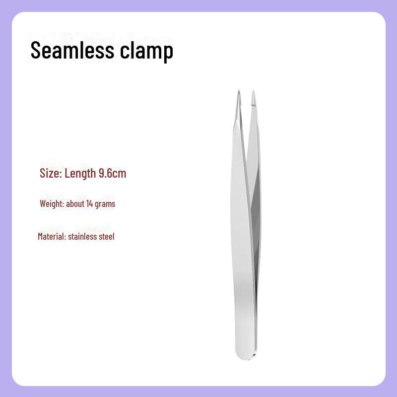 Stainless Steel Small Tweezers: Eyebrow and Beard Plucking Tool