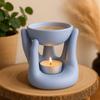 Oil And Wax Melt Burner Open Hands Blue