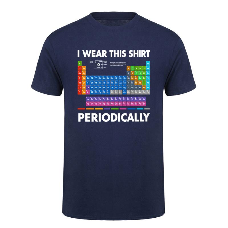 I Wear This Shirt Periodically Tshirt Funny Periodic Table Chemistry Teacher Science Nerd T Shirt Da277