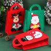 Christmas Bag Reusable Candy Tote Bag Christmas Tote Tote Mini Felt Bag For New Year Kids Present Home Decorations Gift