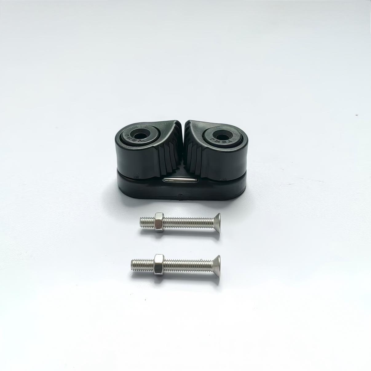

Double Nylon Cam Cleat with Guide Ring and Ball Bearing for Rope Gripping in Fitness Equipment