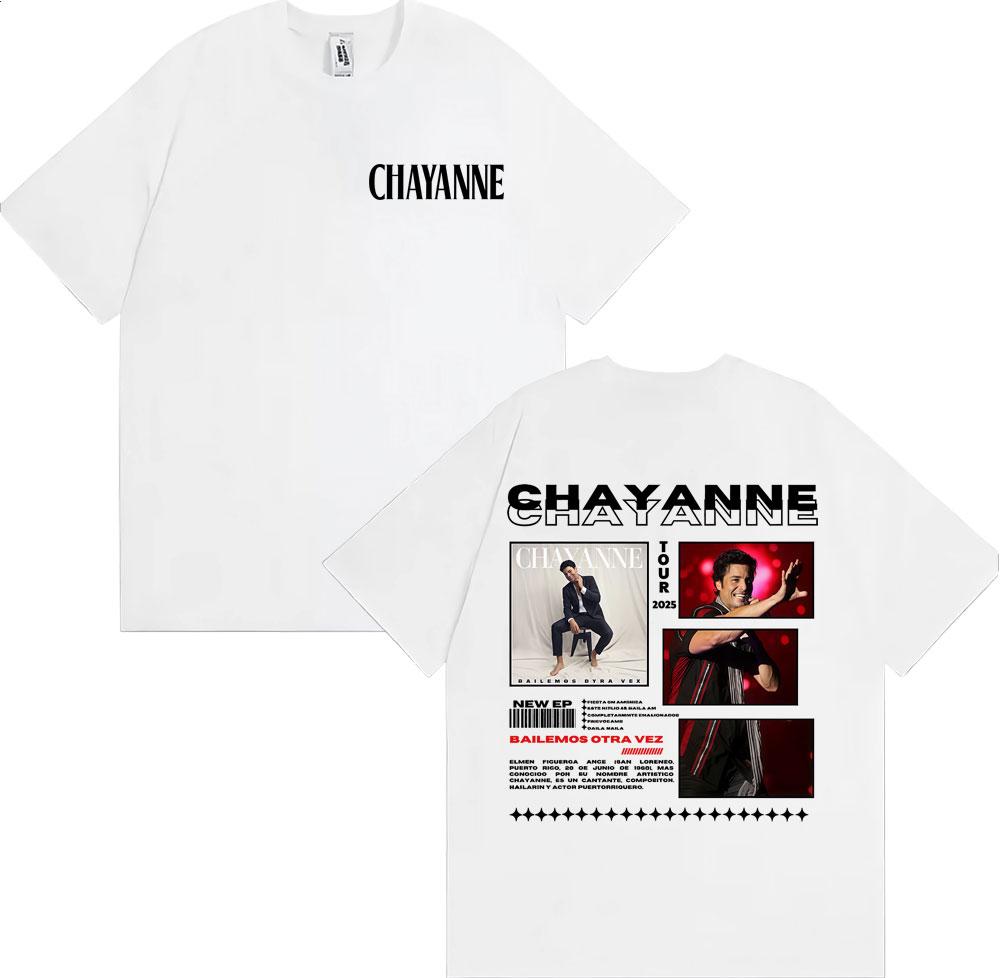 Chayanne Bailamos Otra Vez Tour Cover Tshirts Mens Clothing Hip Hop Pop Music Tshirt Casual Oversized T Shirt Streetwear