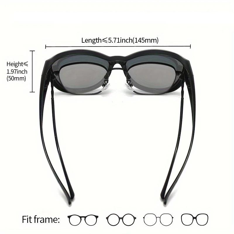 Passer over Oversized Solbriller Mote Runde Solbriller Perfekt Daglig Bruk Bærbar Menn Kvinner Kjørebriller