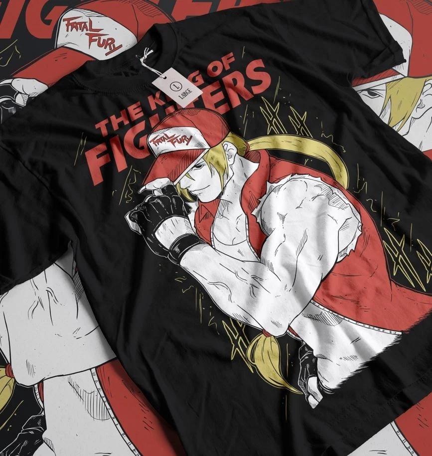 King Of Fighters TShirt Terry Bogard Fatal Fury Kf3 Anime Gift Shirt All Size S
