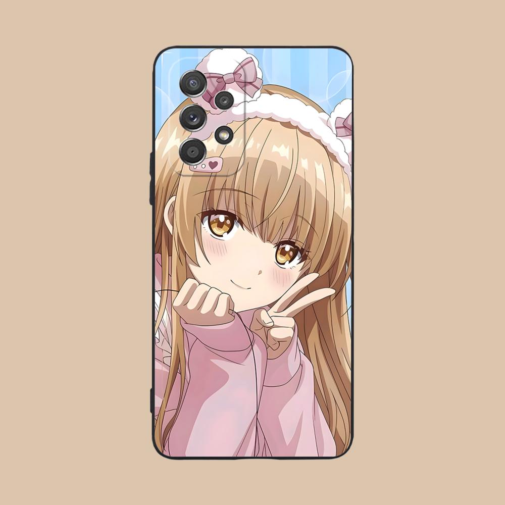 Angel Mahiru Shina Phone Case for Samsung Galaxy M55 54 42 35 34 33 32 23 22 15 14 13 12 F55 5G Soft TPU Shockproof Cover