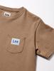 Lee Official Back Print Boys Brown 130 T-Shirt (OVERALL FLASHER) LK0760-327