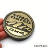 New 3D metal snow mountain badge suitable for JEEP Wrangler Grand Cherokee Freedom Knight modification accessories AMW1