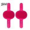 Pet Bath Brush Care Comb Strap Pad Cat Grooming 2Pcs Silicone Self Groomer With Cats