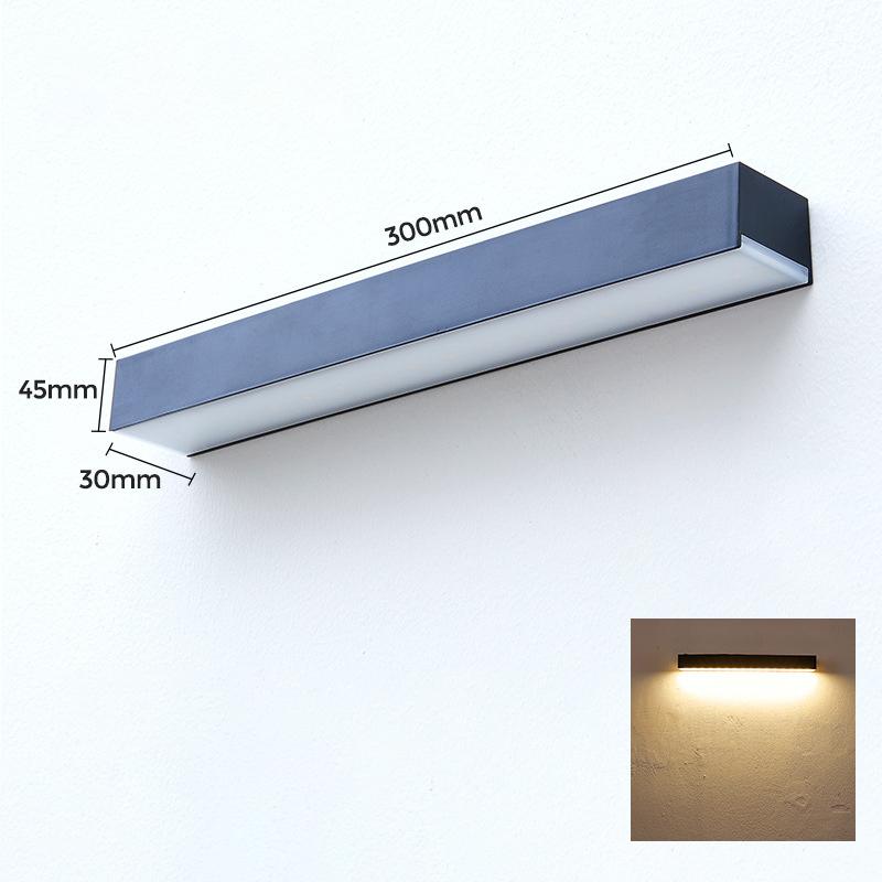 Solar Wall Light Outdoor Lighting Waterproof Fixture Doorway Courtyard Garden Balcony Home Decoration LED Solar Wall Lamp
