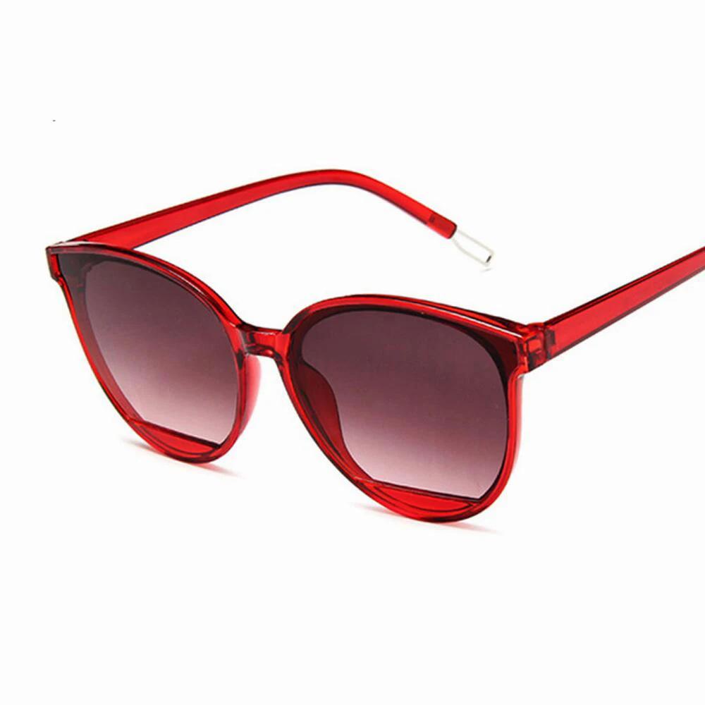 New Vintage Frame Classic Sunglasses Women Uv400 Protection Eyewear Mirrored Reflective Lens