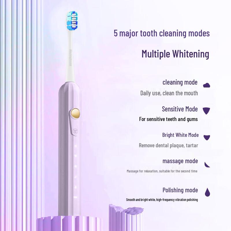 Westinghouse WT-0506 Sonic Electric Toothbrush CN plug (adapter included)