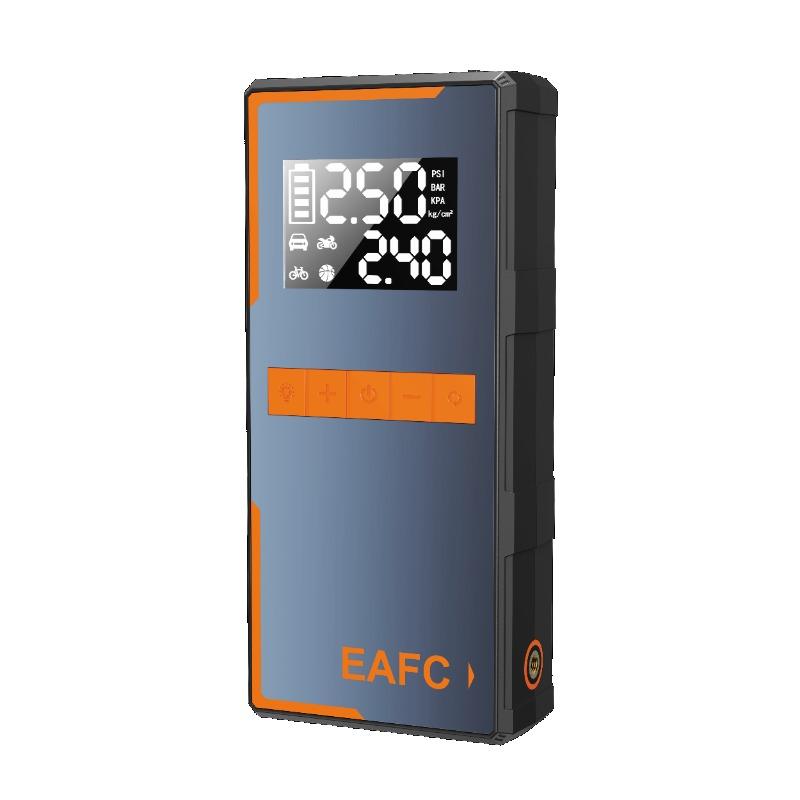 EAFC 2 in 1 Portable Car Air Compressor Car Jump Starter, 12V Car Emergency Booster, Battery Power Bank with LED Light