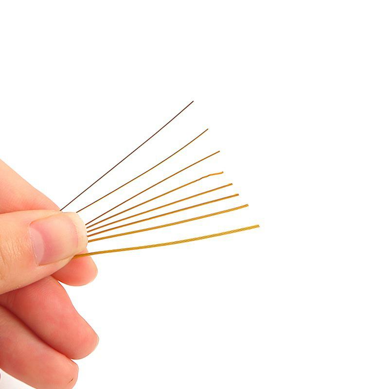 Goldener Stahldraht für DIY Perlenarbeiten und Schmuckherstellung (0.3-1mm)