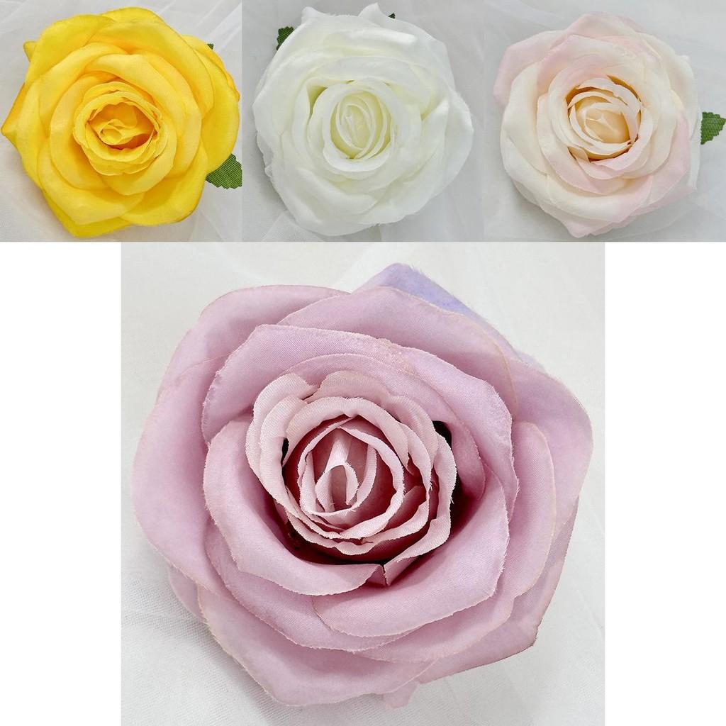Rose Artificial Blossom For Wall Decor With Colorful Fabric Material For Photography And Celebrations