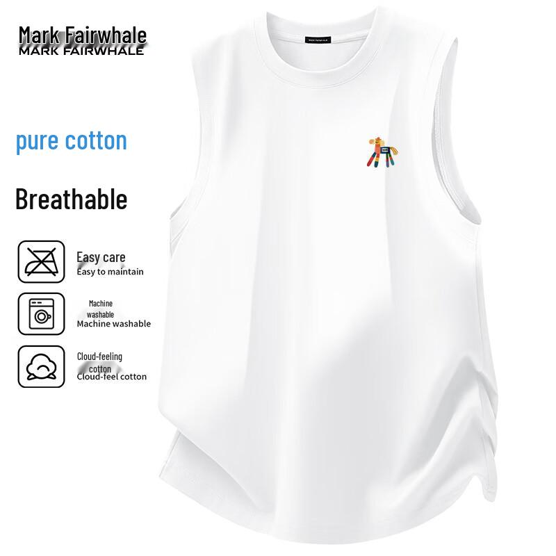 

Мужской sleeveless жилет из чистого хлопка Mark Fairwhale 4XL