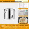 JINGRX 304 Stainless Steel Insulated Food Bucket