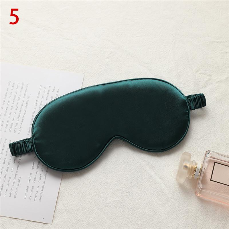 Ögonskydd för att sova Ögonmasker Mulberry Silk Satin för Kvinnor Män Sova ögonskugga Slät ögonbindel Sömnlöshet Hjälpmedel Somna Bekväm att bära