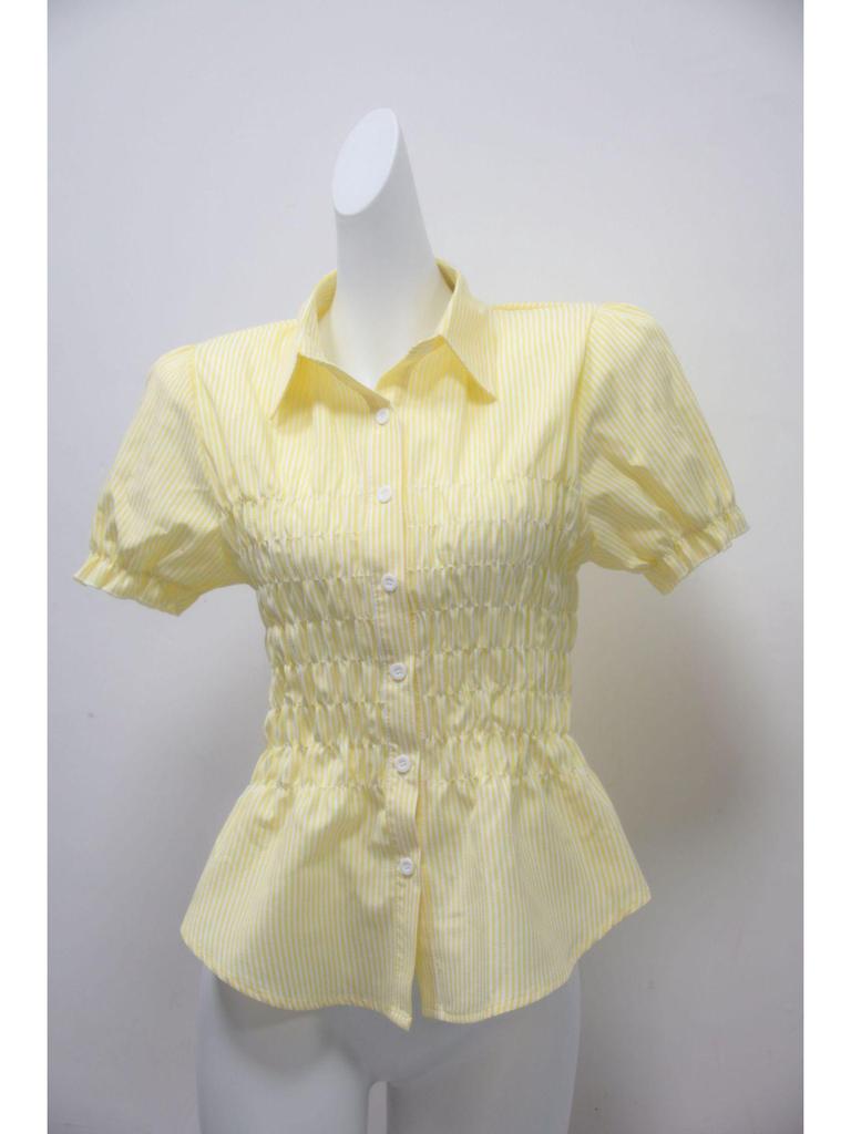 2025 Summer Retro Color Block Plaid Lapel Shirt - Slim Fit Short Sleeve