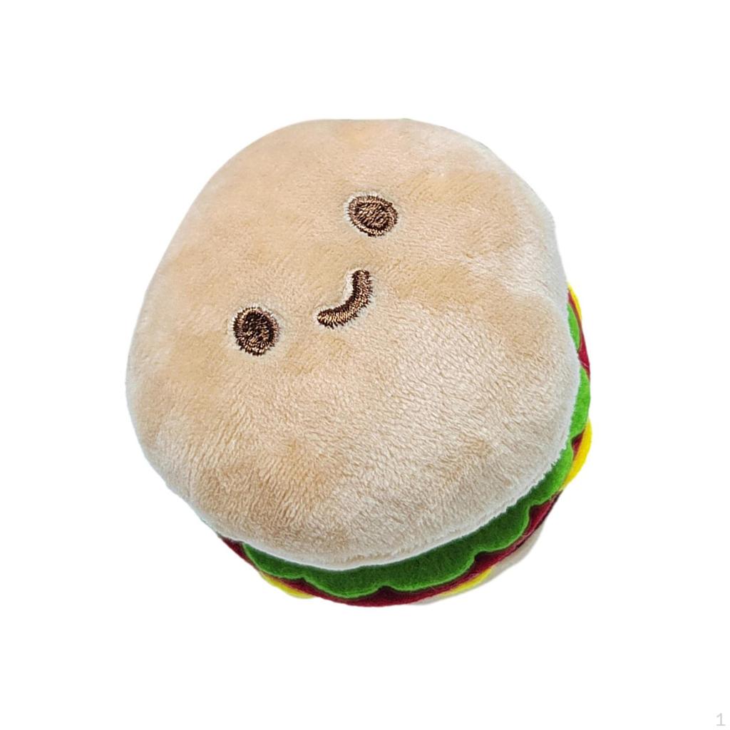 Squeaky Dog Toy Accessories Poratble Cartoon Stuffed Animal for Small Medium Dogs
