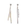 Light Luxury Style Long Fringed Earrings Femininity Showing Face Thin Earrings Cold Wind Earrings